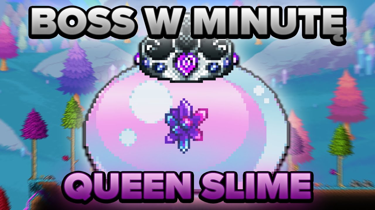 Boss w minutę - Queen Slime [Terraria 1.4]