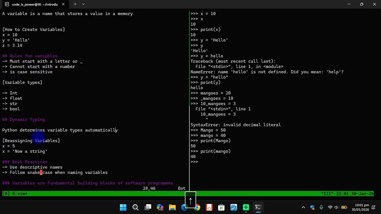 Python Variables
