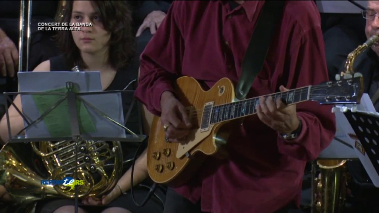 Tercera  part del concert de la Banda Comarcal de la Terra Alta amb Max Sunyer