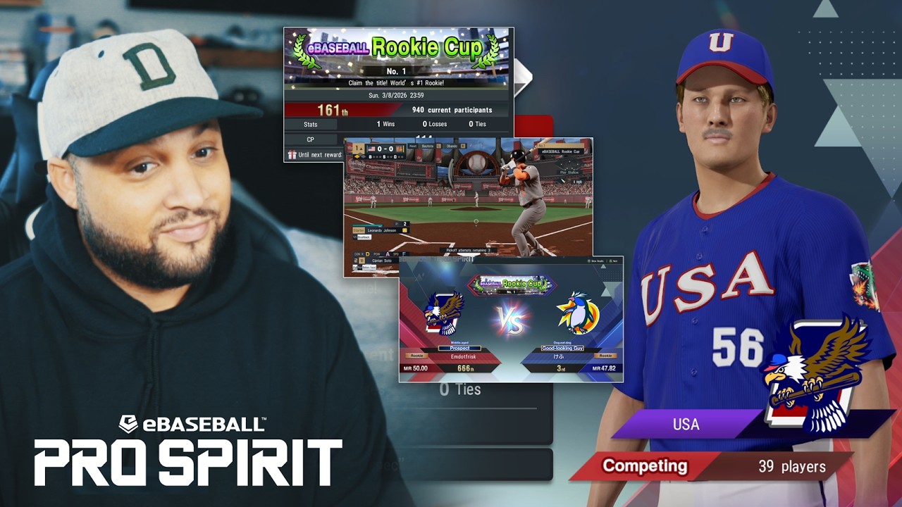 First Online Game in eBaseball Pro Spirit (Windows PC)