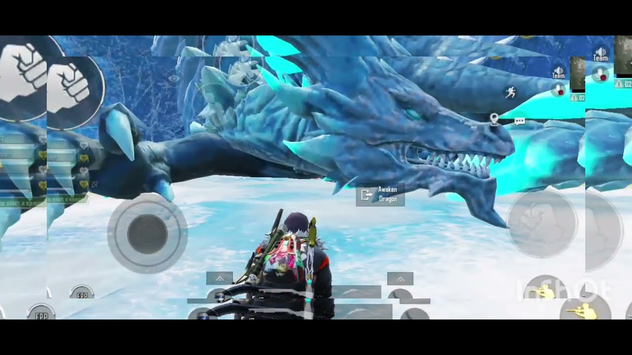 MY first video, visit to the dragon in PUBG #pubgmobile #dragon 