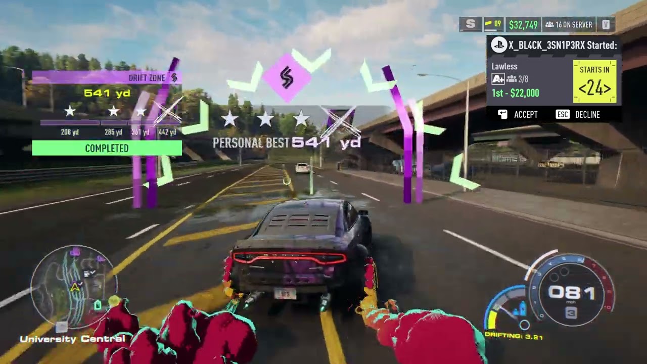 NFS UNBOUND FASTEST MONEY METHOD - beat literally every drift zone