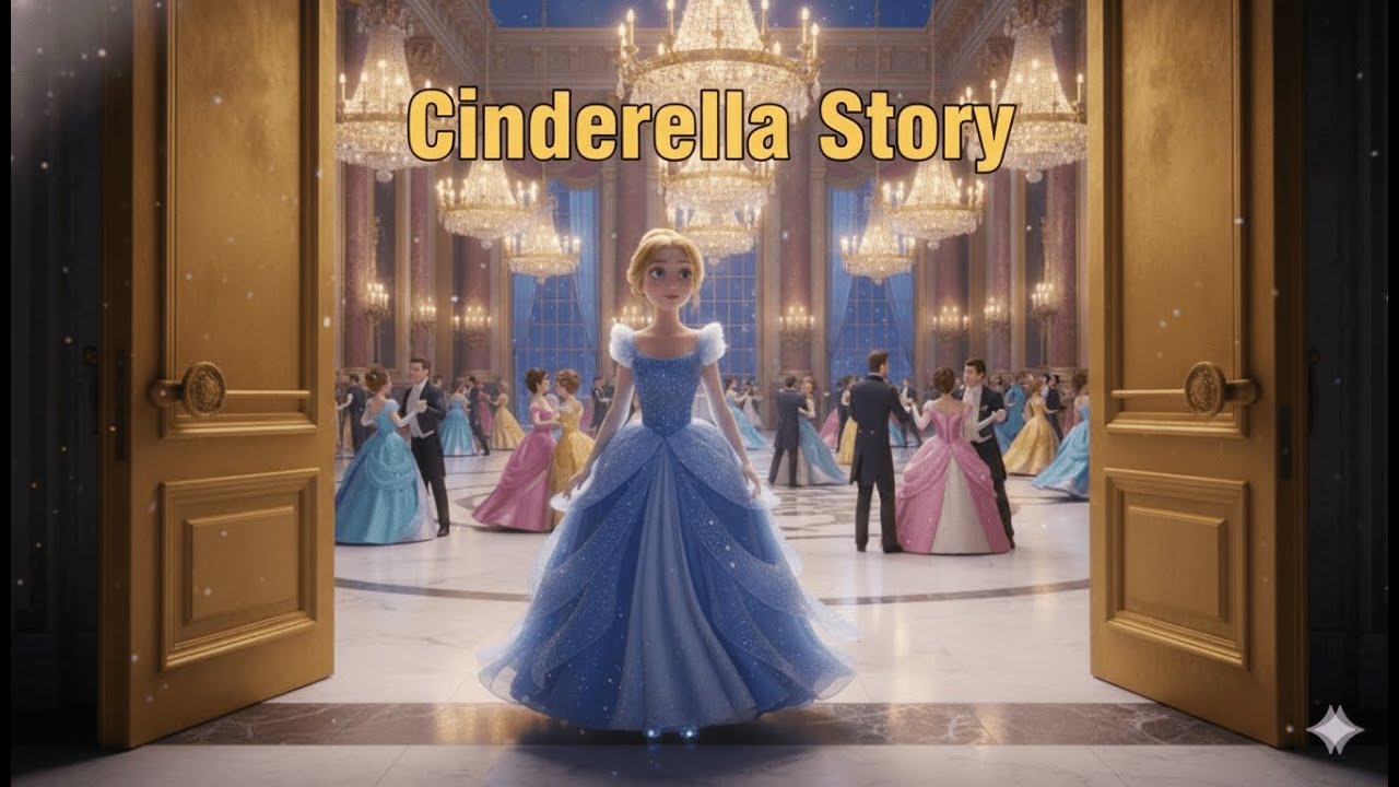 Cinderella Story | Magical Fairy Tale for Kids #animation #fairytales