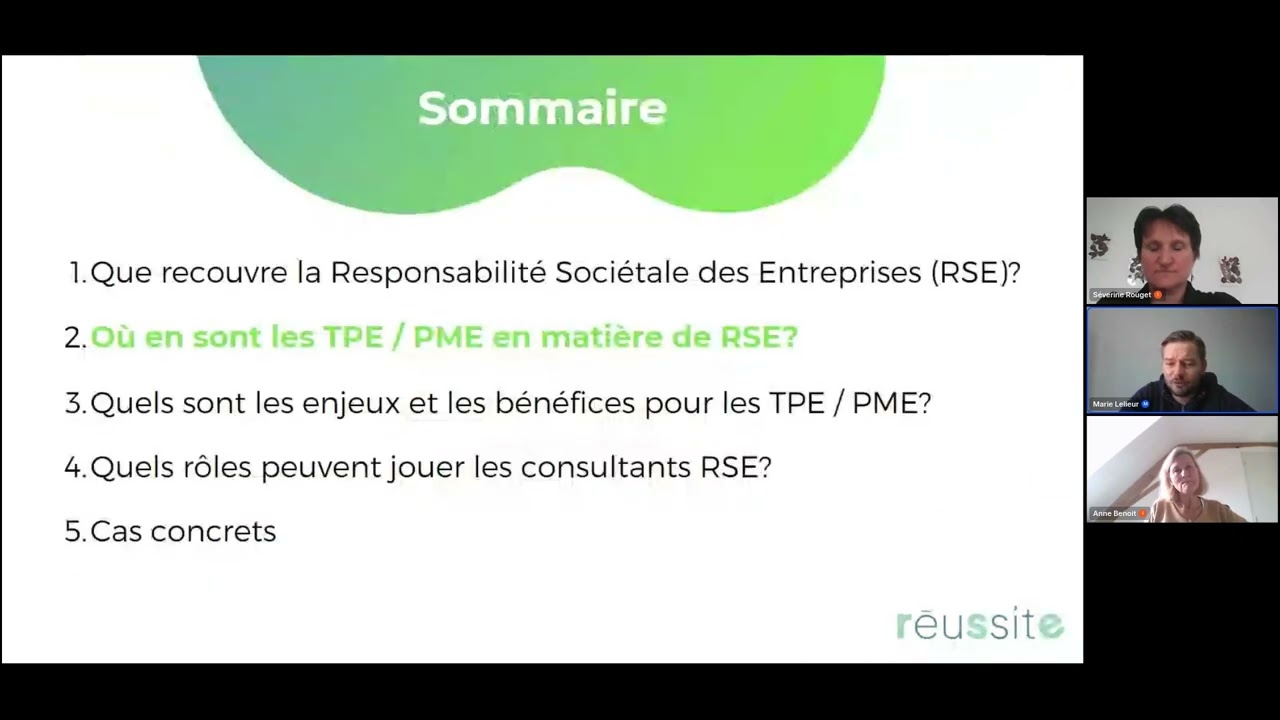 Pérenniser et développer la performance de son entreprise grâce à la RSE et SST