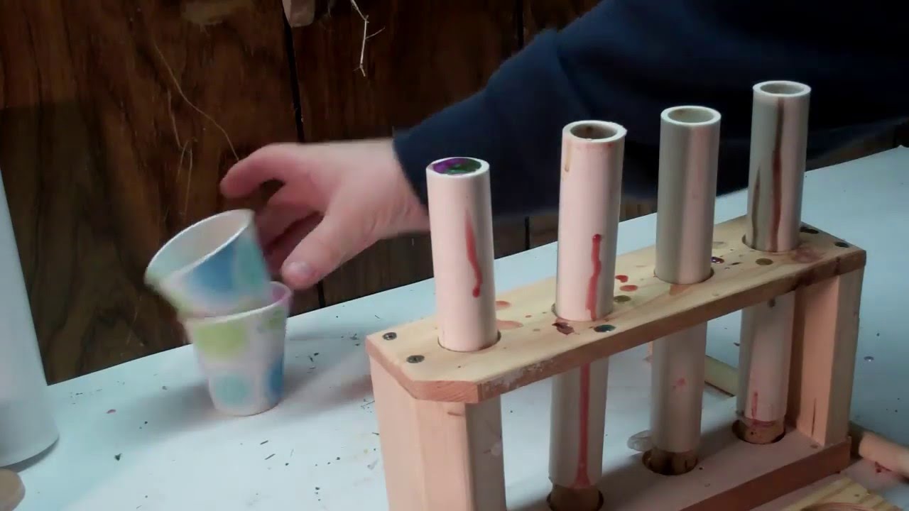 Showing how I make acrylic (polyester)  pen blanks