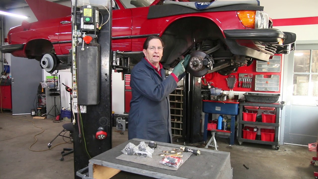 Classic R107 SL Repair Series Part 5:  Underside Running Gear Inspection and Priority Repairs