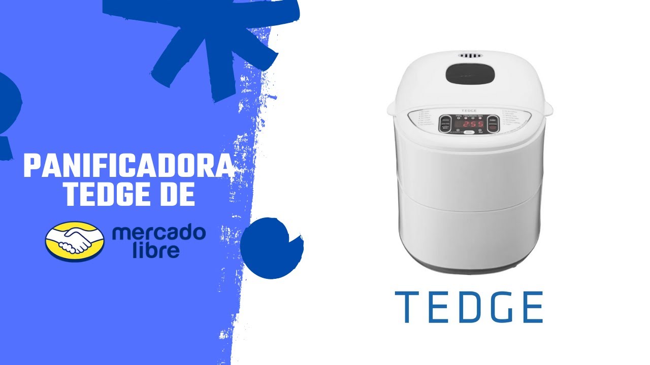 😍🍞 La Panificadora más económica  de MercadoLibre unboxing Y primer pan con la TEDGE