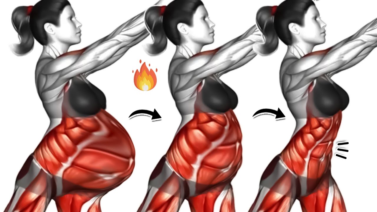 30 Min Standing Cardio Abs Workout To Get a Flat Stomach | Lose Belly Fat in Just 2 Weeks at Home