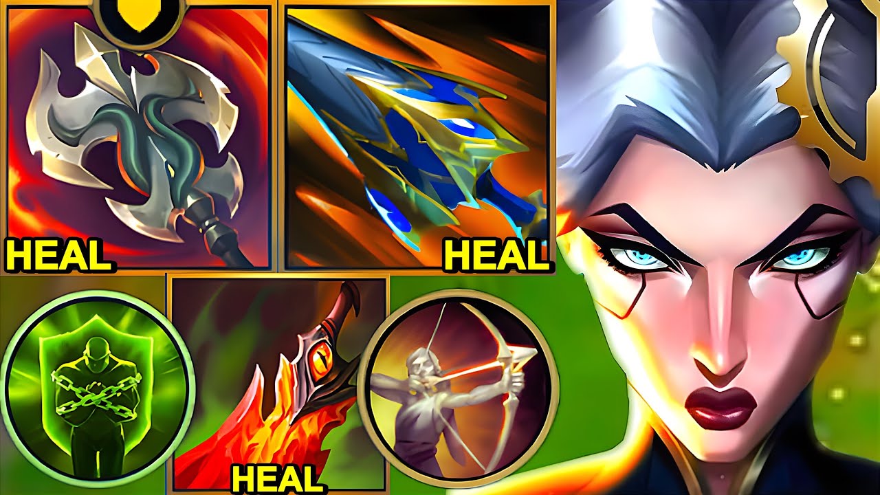 Wild Rift China Camille Jungle - Ravenous Hydra MAX HEAL CAMILLE Build Runes - Coven Camille Skin