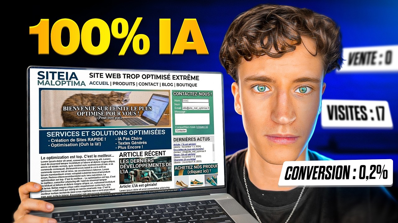 N'UTILISEZ pas l'IA pour faire vos SITES WEB (voici pourquoi)
