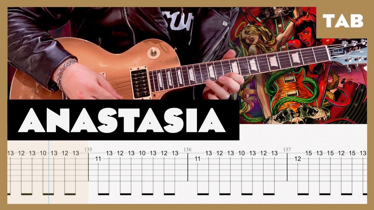 Slash - Anastasia - Guitar Tab | Lesson | Cover | Tutorial