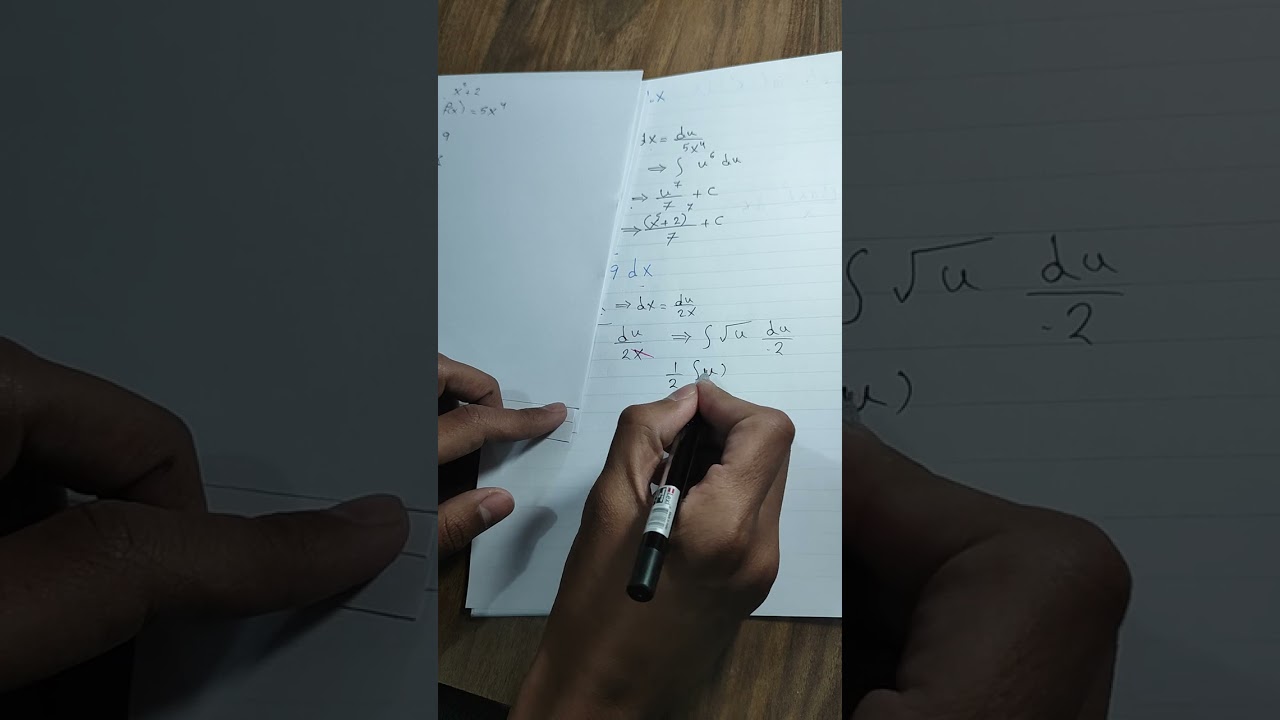 التكامل بالتعويض Integration by substitution