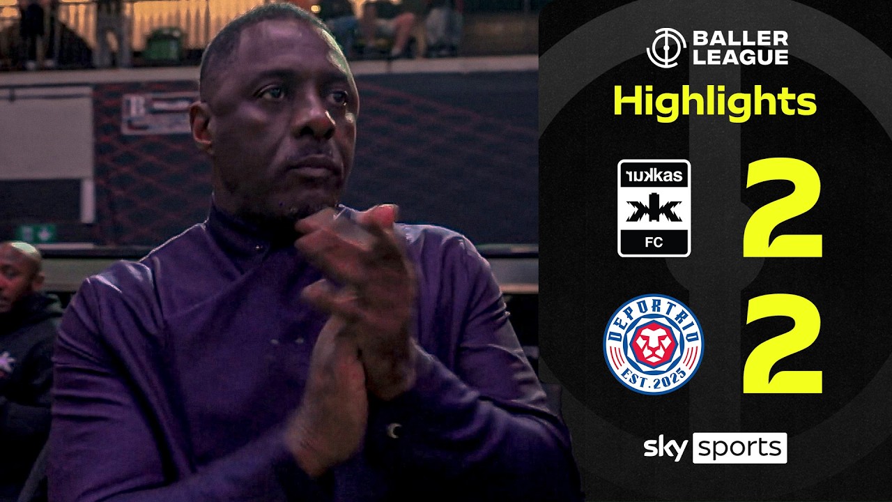 Solo STUNNER as Idris Elba's side draw! | Rukkas FC 2 -2 Deportrio | Baller League Highlights