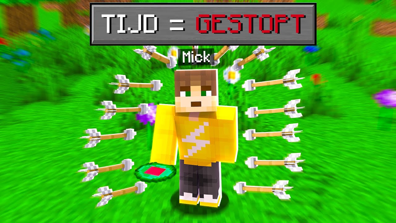 Minecraft, Maar Ik Kan De Tijd STOPPEN!