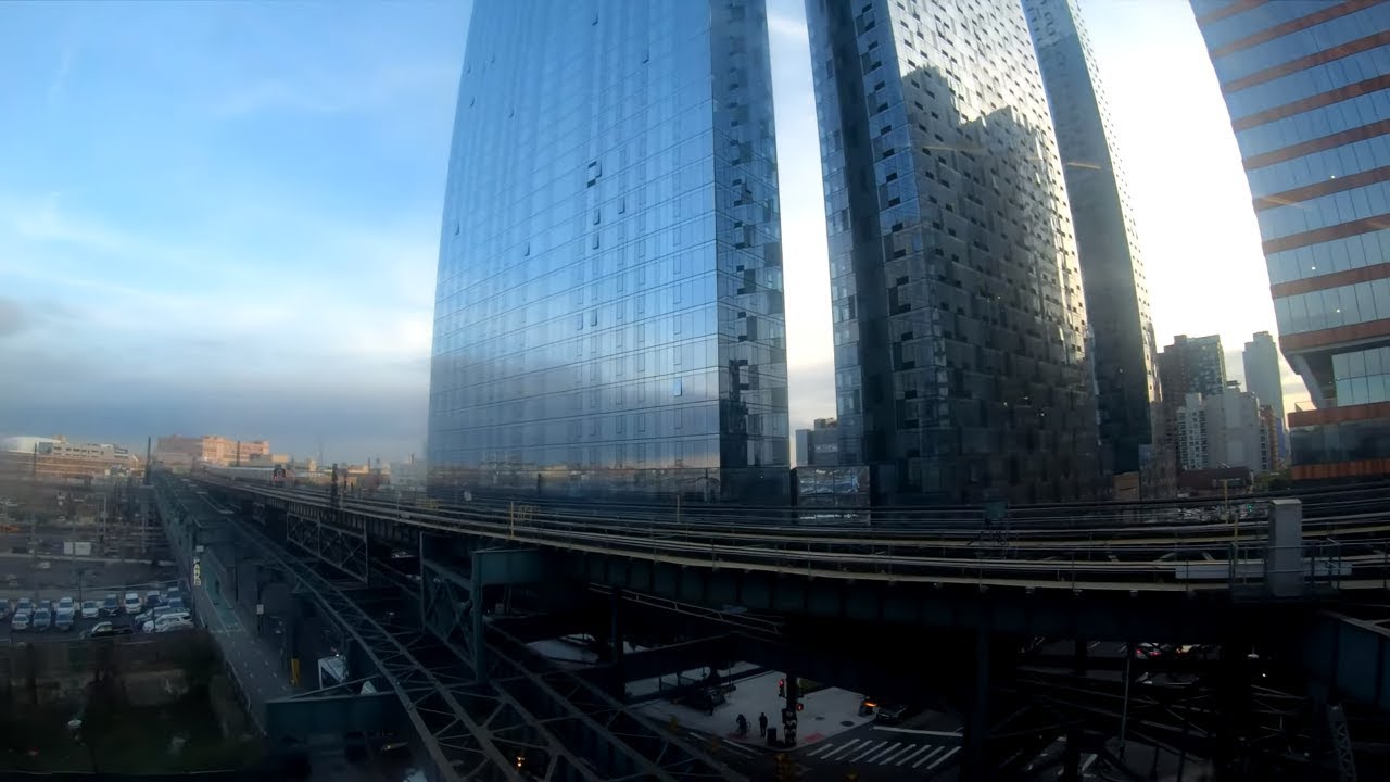 ⁴ᴷ⁶⁰ N Subway Train Side Window View from Coney Island - Stillwell Ave to Astoria - Ditmars Blvd
