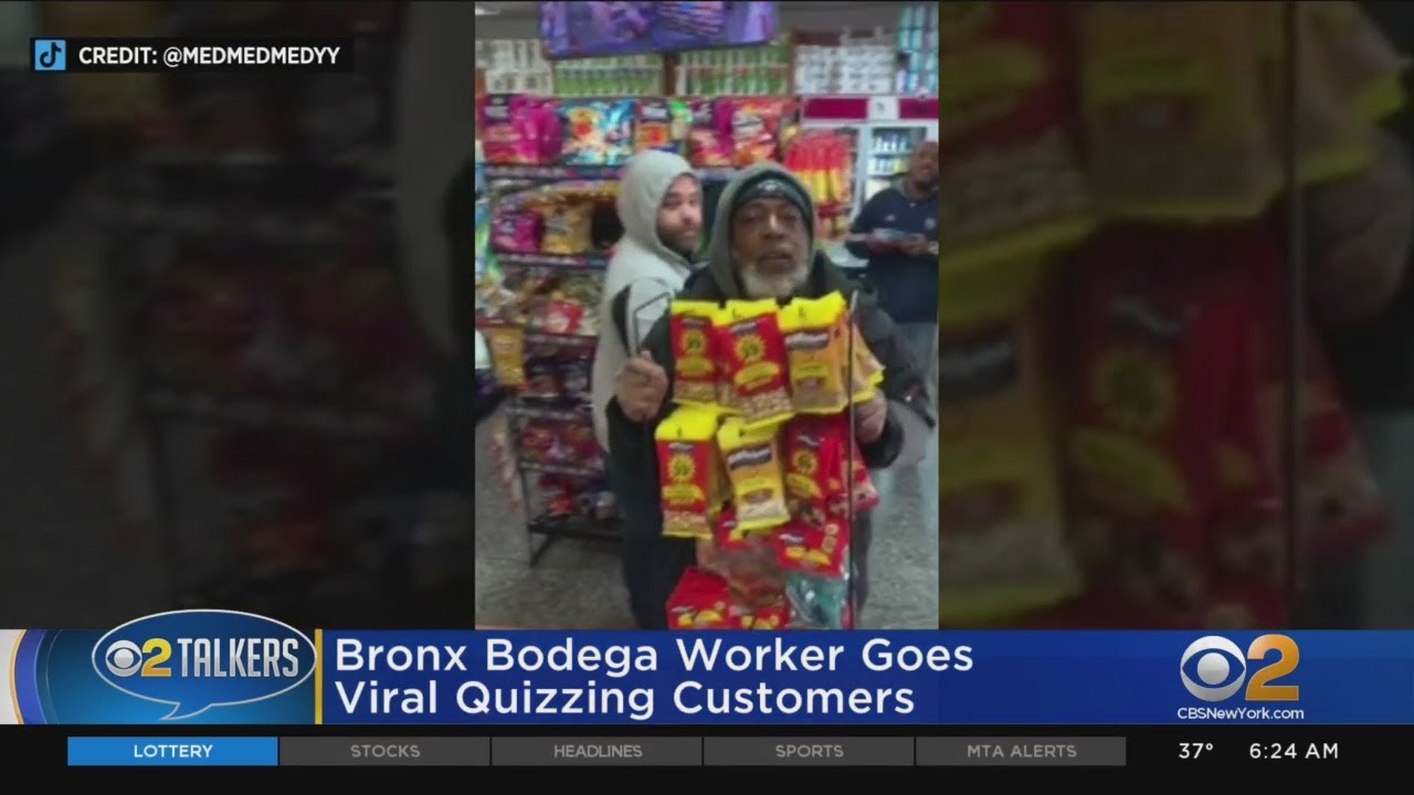 Bodega Worker Quizzes Customers
