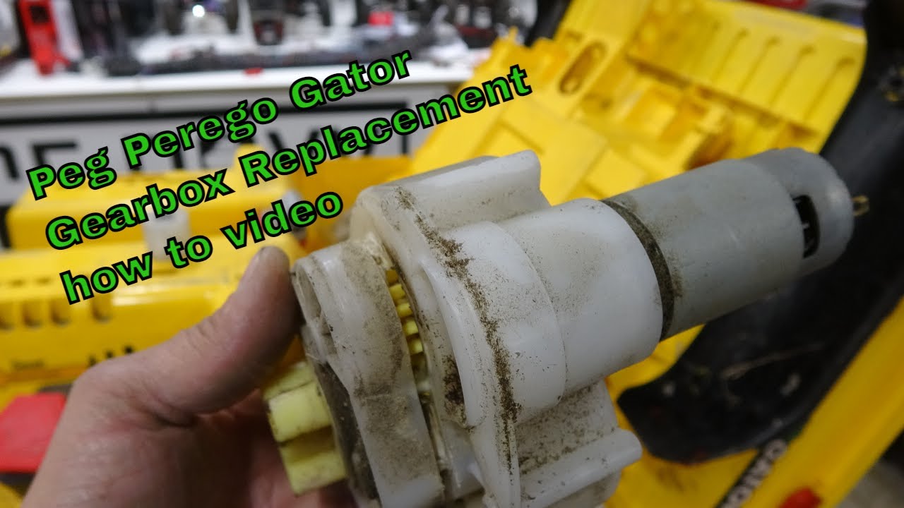How to replace Peg Perego John Deere Gator gearbox #plasticgears #pegperego #repair