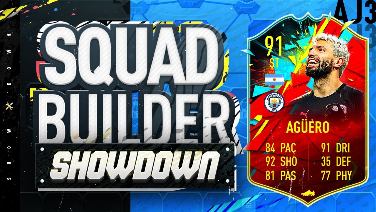 Fifa 20 Squad Builder Showdown!!! RECORD BREAKER AGUERO!!! 91 Rated Premier League Legend Aguero