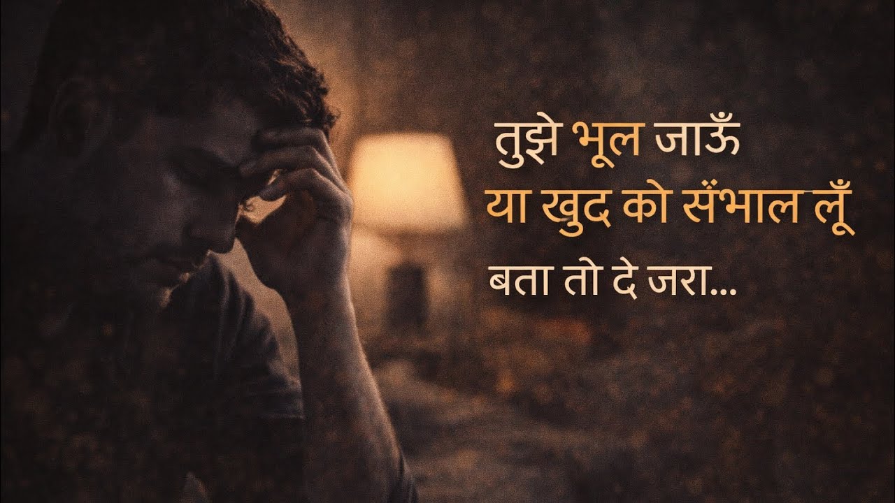 बता तो दे ज़रा | Dark Soft Breakup Song | Urdu Sad Song | Hind Studio | sad song | hindi sad song