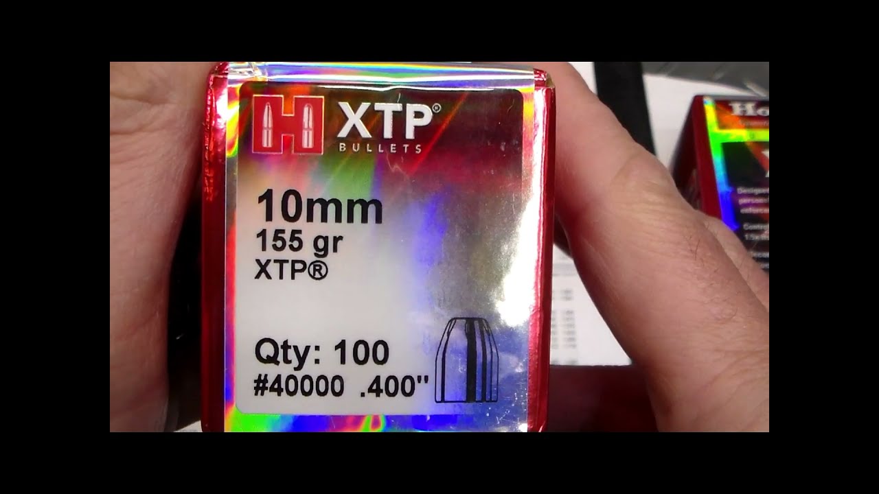 155 gr Hornady XTP in 10mm