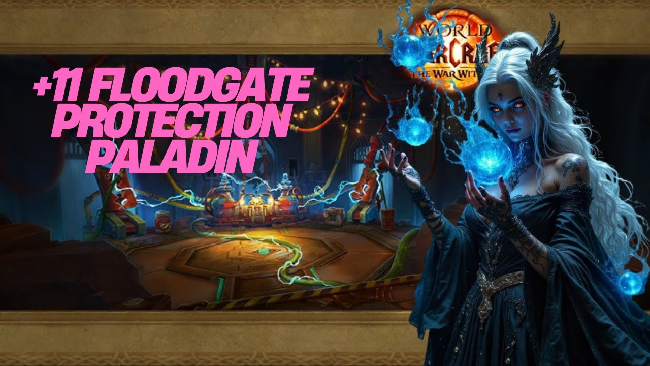 OPERATION FLOODGATE +11 Mythic Plus (M+) Protection Paladin Tanking PoV