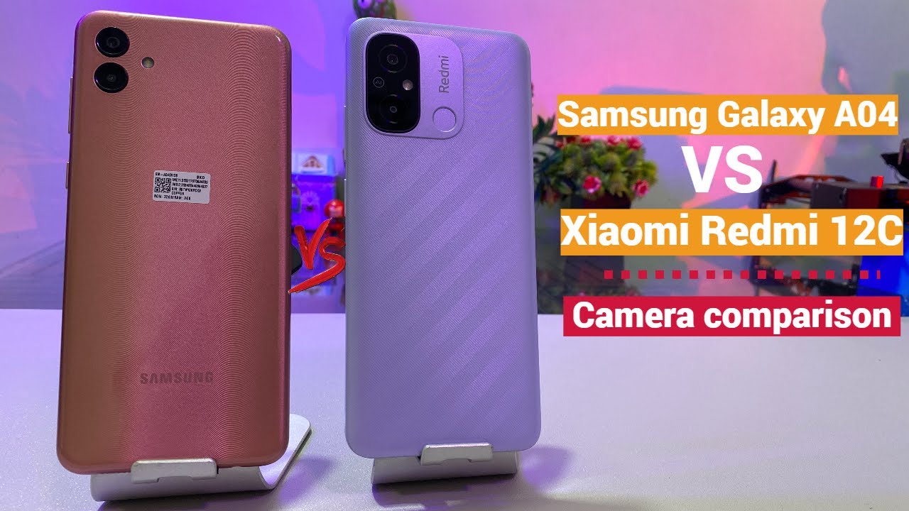 Samsung Galaxy A04 VS Xiaomi Redmi 12C Camera Test Comparison