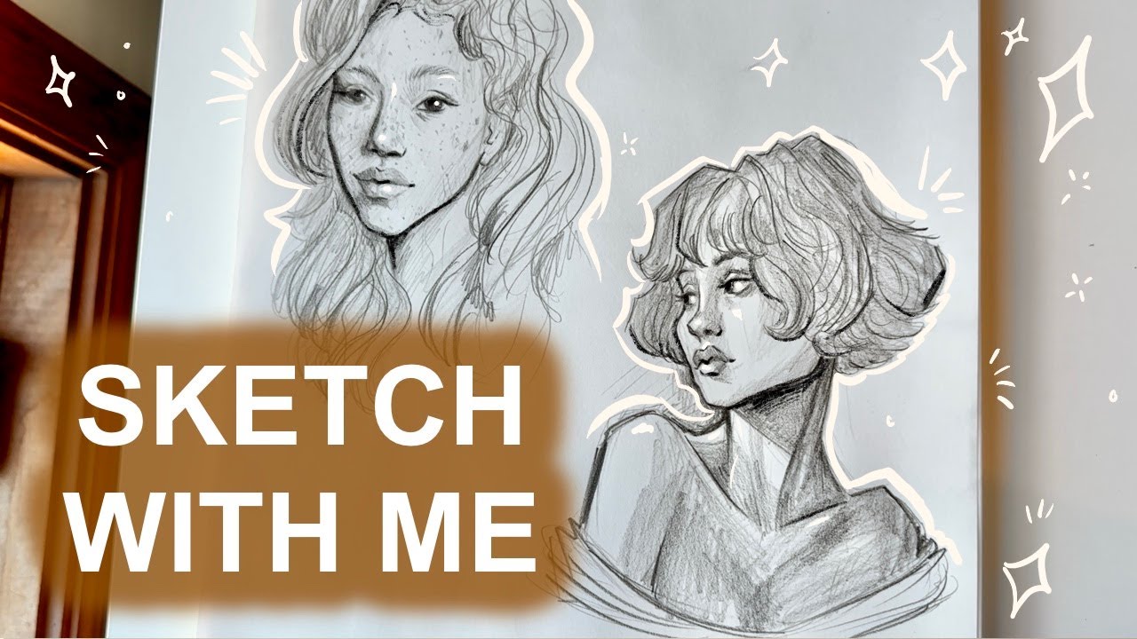 Draw With Me || Cozy Sketchbook || How I Draw Faces