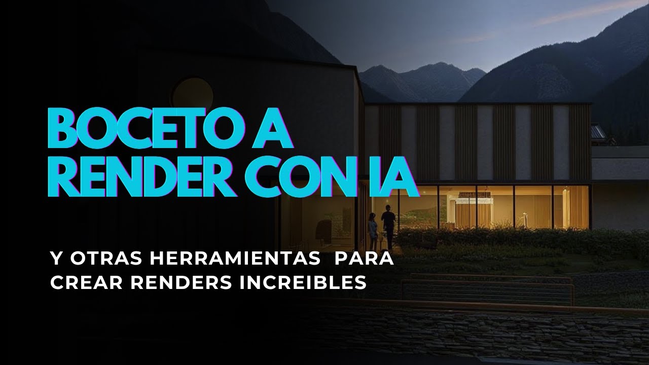 Sketch a Render con IA: Fotomontajes Fotorrealistas en Segundos con Rerender