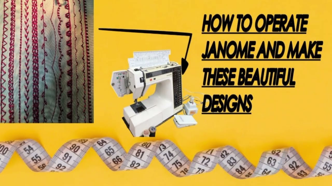 JANOME MEMORY CRAFT 6000 TUTORIAL FULL GUIDE | HOW TO USE JANONE MACHINE | JANOME EMBROIDERY PATTERN