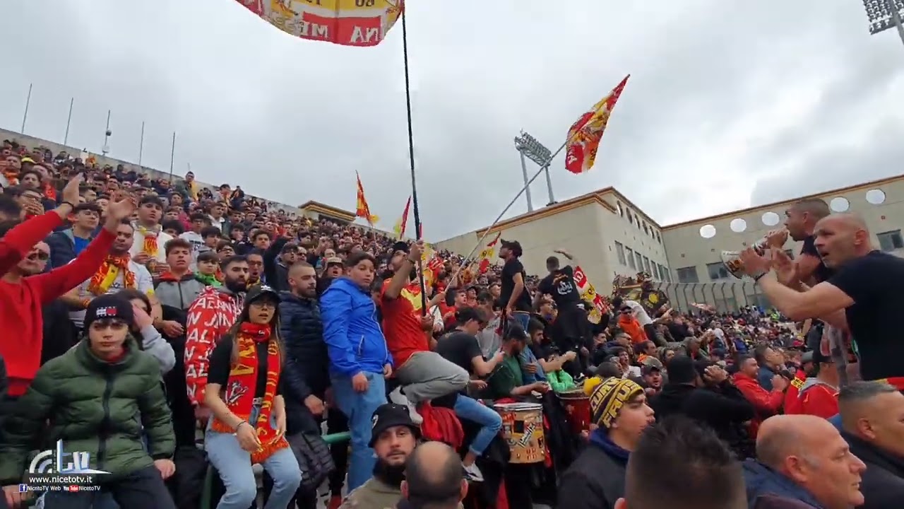Messina Gelbison 1-0 Lo spettacolo della Curva Sud Giallorossa ...E semu sempri CCCCCCCCa' 13/05/23