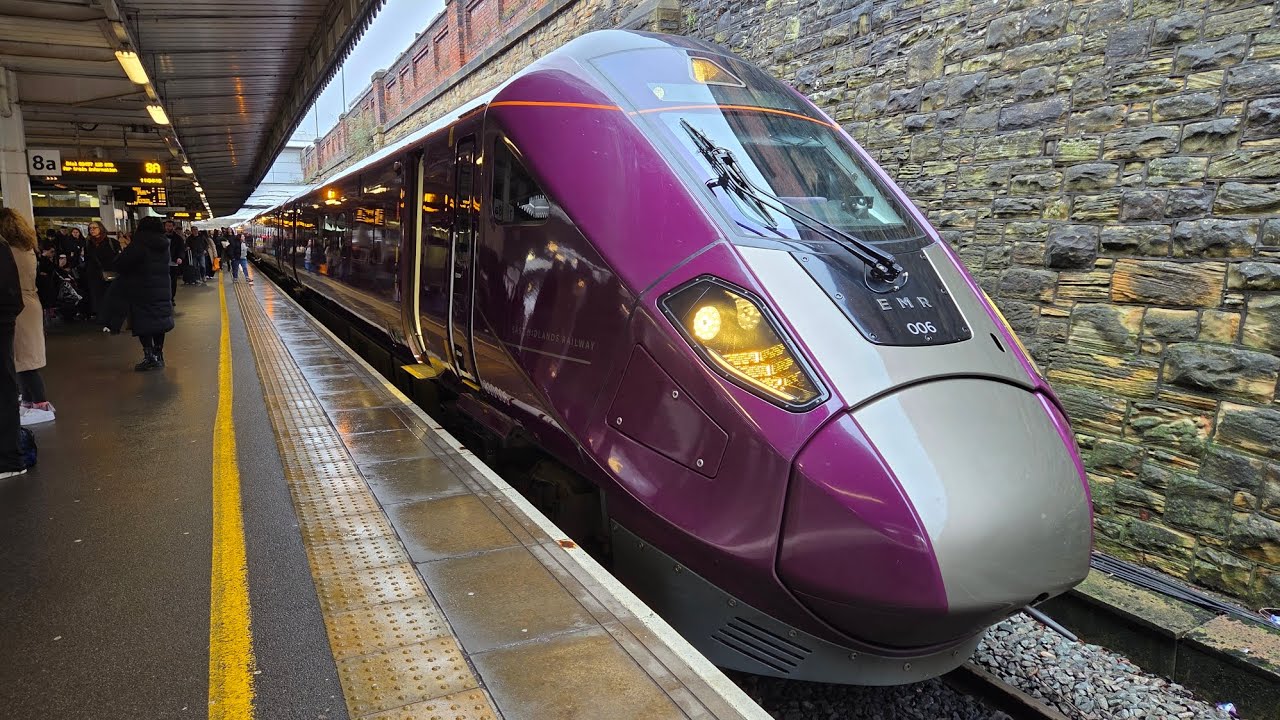 EMR Class 810 Aurora at Sheffield. 08/02/2026