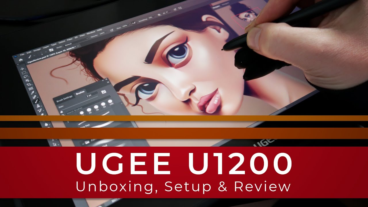 UGEE U1200 Pen Display | Unboxing, Setup & Review