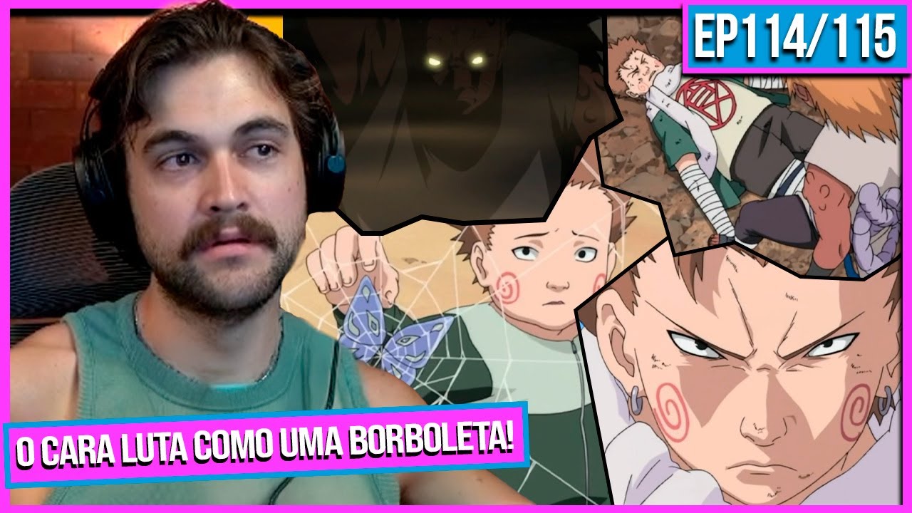 Choji SIMPLESMENTE farmando AURA contra Jirobo | NRT EP 114/115