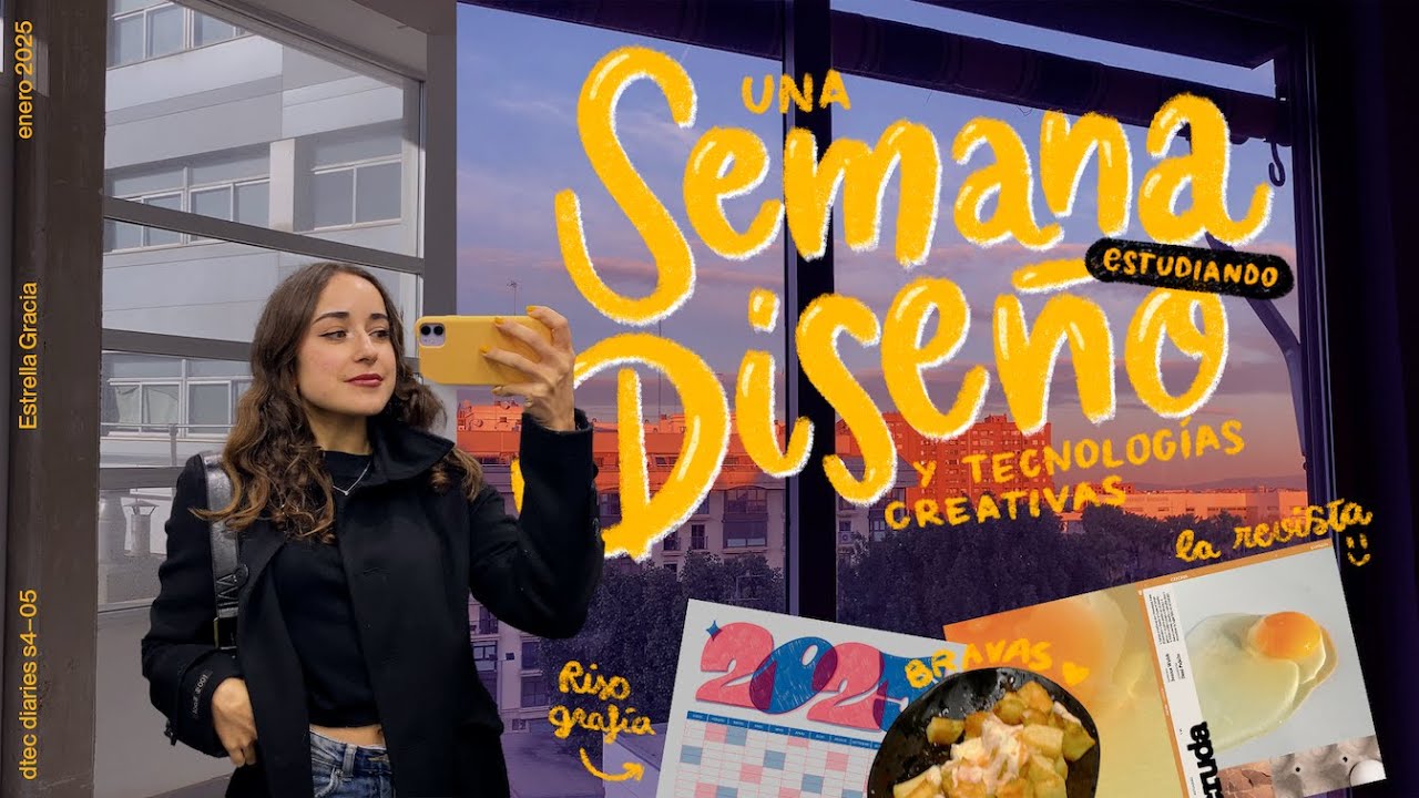 Una semana estudiando Diseño y Tecnologías Creativas | dtec diaries IV.V | #vlog #unistudent👩‍💻🧚‍♀️💫