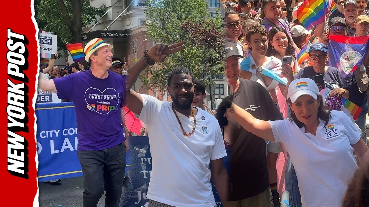 NY Politicians show up and show out at Pride parade