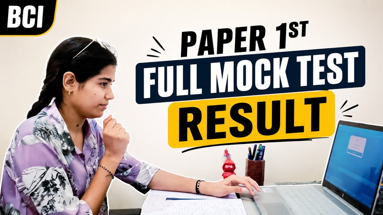 BCI PAPER 1ST FULL LENGTH MOCK TEST SCORE?💀 🙃 BASIC COMPUTER INSTRUCTOR 💪🏻 COMPUTER INSTRUCTOR 20...