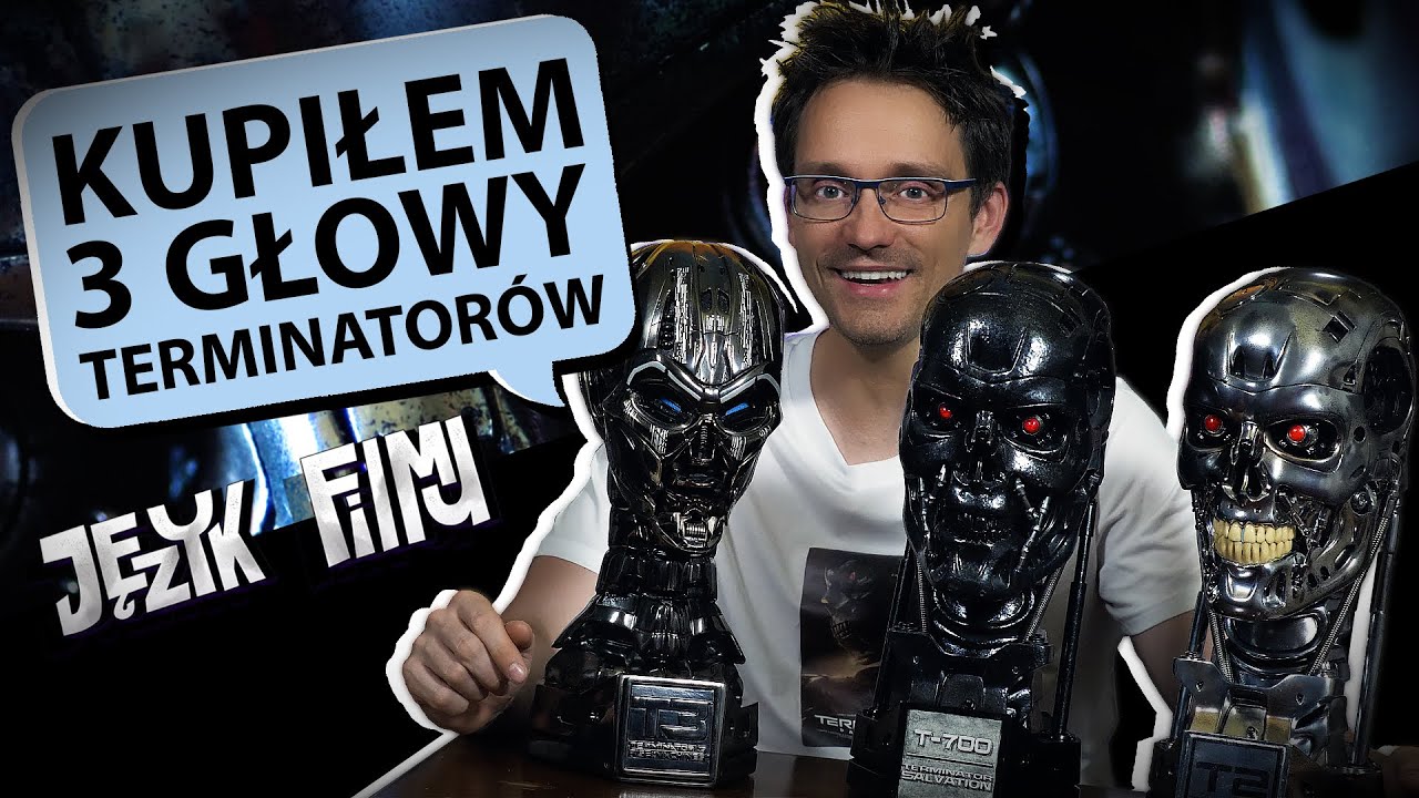 3x głowa Terminatora w skali 1:1! Unboxing T-800, T-700, T-X [napisy PL/ENG]