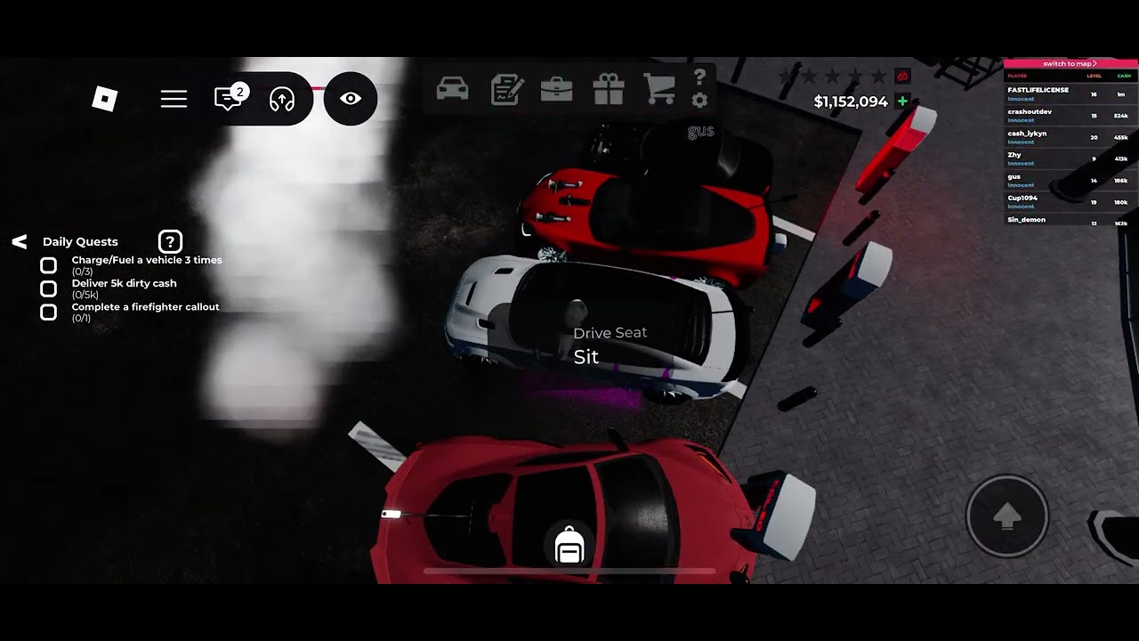 A review of my cars in Roanoke Va in Roblox (No words) 