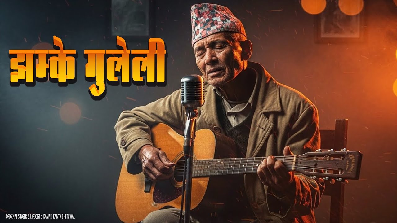 झम्के गुलेली (Blues Cover) | Nepali Folk Blues Rock 2025 | Emotional Guitar Solo