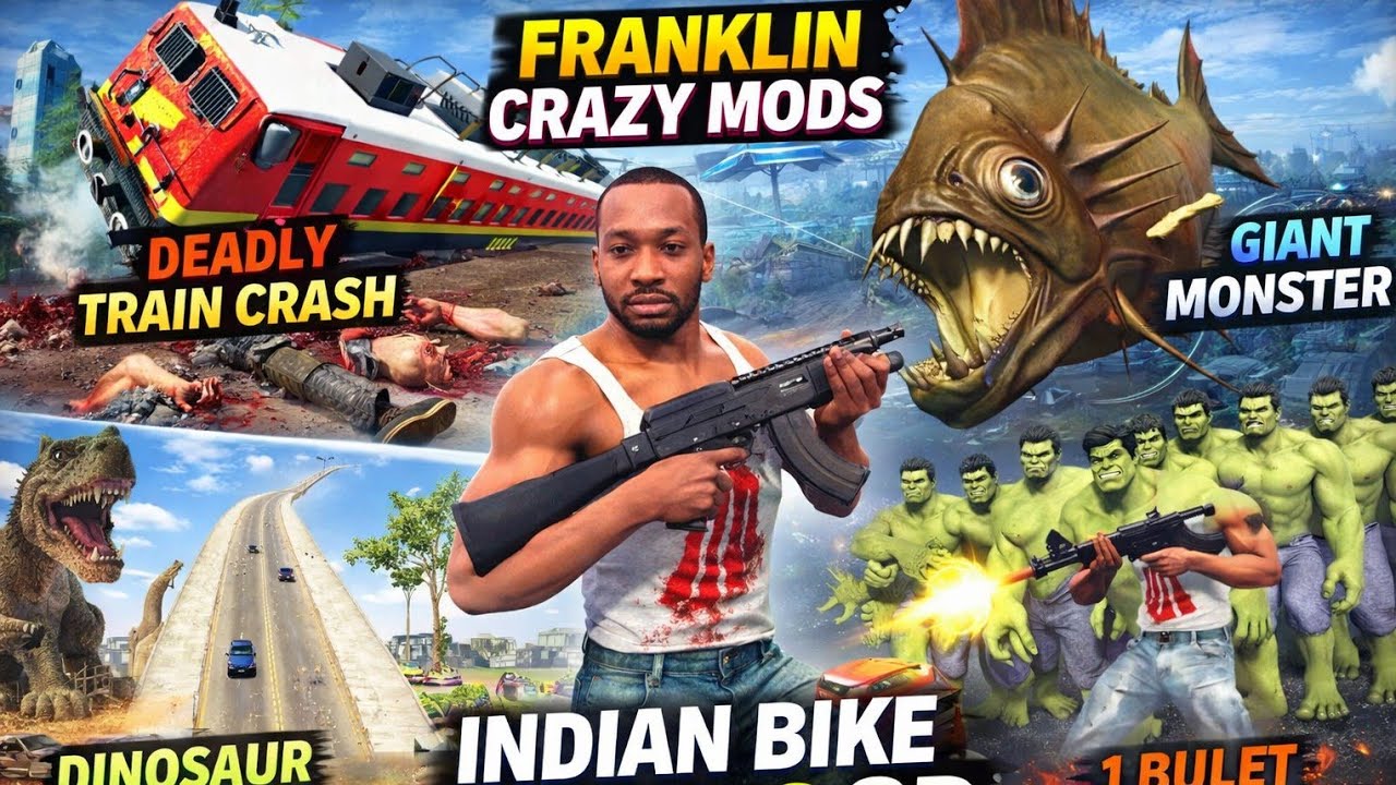 Indian bike driving 3d new update 😍 cheat code 😱 full enjoy Gta 5 add ho gaya