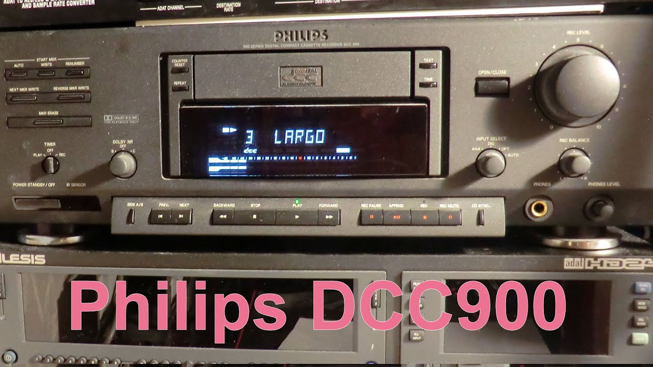 Работаю на цифровой компактной кассетной деке Philips DCC900.