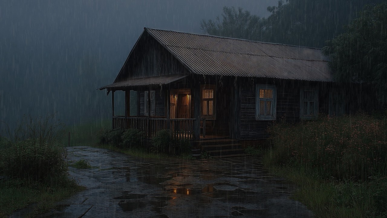 Heavy Rain Sounds for Deep Sleep | Relaxing Rain Ambience for Stress & Anxiety Relief