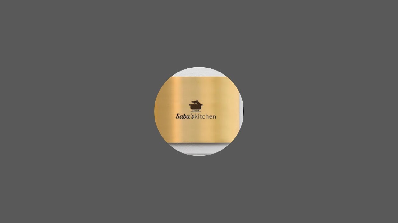 Saba's kitchen is live