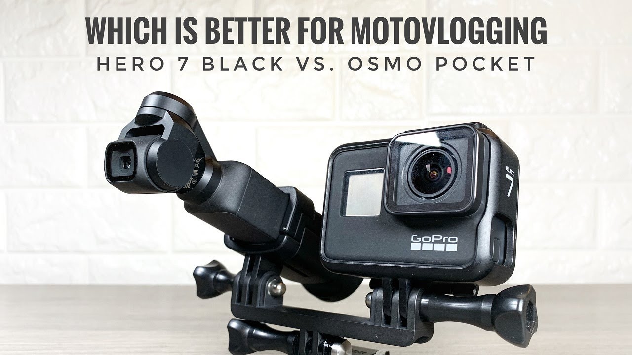 Which Is Best For Motovlogging & Drivelapses | Osmo Pocket vs Hero 7 Black