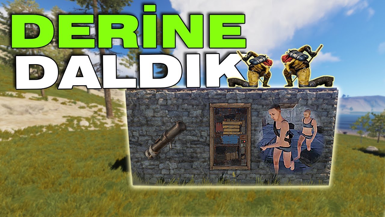 RUST TÜRKÇE - YABANCILARA EFSANE GOİNG DEEP! ROKETATAR ÇIKTI (RESMİ SUNUCU)