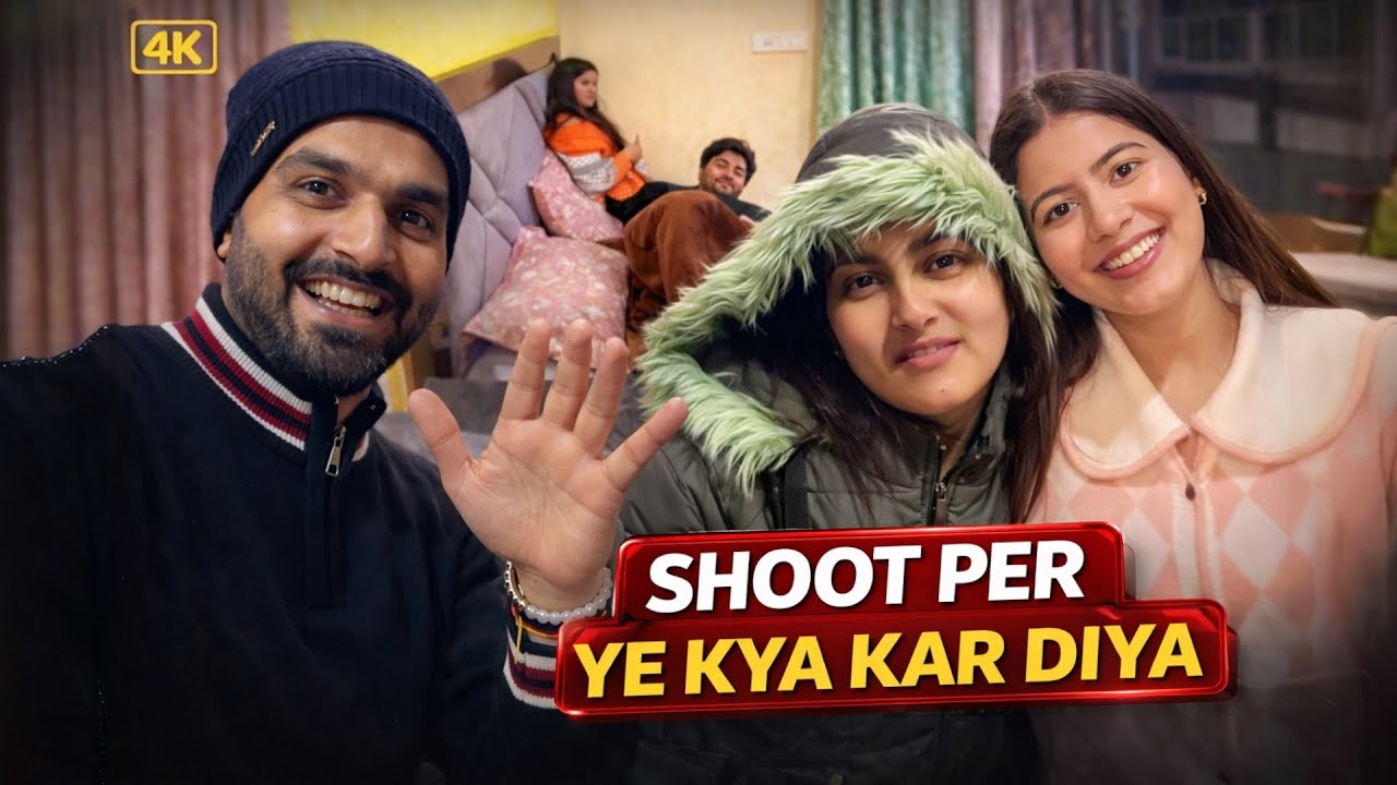 Shoot par kaam se jyada hogayi masti