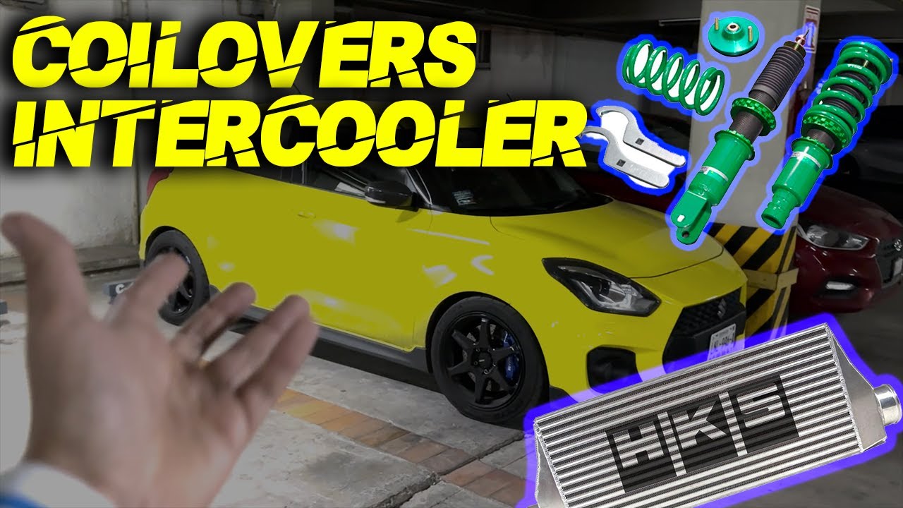 INTERCOOLER HKS y COILOVERS TEIN / Suzuki Swift Sport