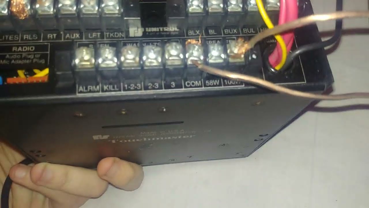 How to wire Unitrol tm 4-1 - Jak podłączyć Federal Signal Touchmaster - Syrena policyjna z USA