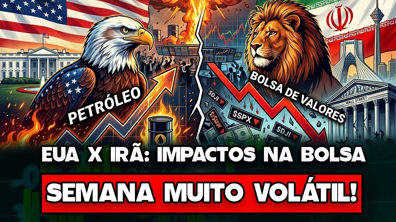 🚨PREPARE-SE! MUITA VOLATILIDADE NO MERCADO. PETRÓLEO EM FORTE ALTA, BOLSAS EM QUEDA. EUA x IRÃ