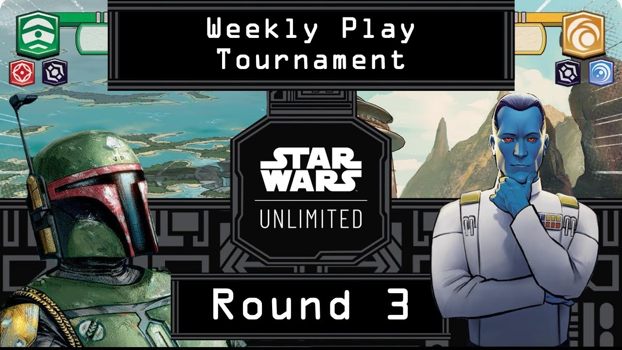 Star Wars Unlimited Premier LOF: Boba Fett (JTL) Data Vault vs. Thrawn (JTL) Yellow
